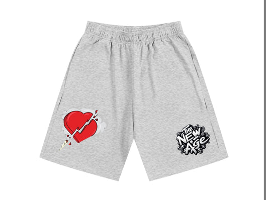 💔 💔 "Healing Heart" Relaxed Shorts